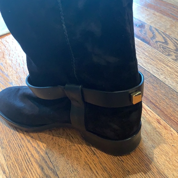 Stuart Weitzman black suede boots- women’s Casey - Picture 3 of 5
